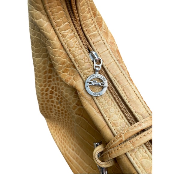 Longchamp croc embossed leather bag - Picture 6 of 11